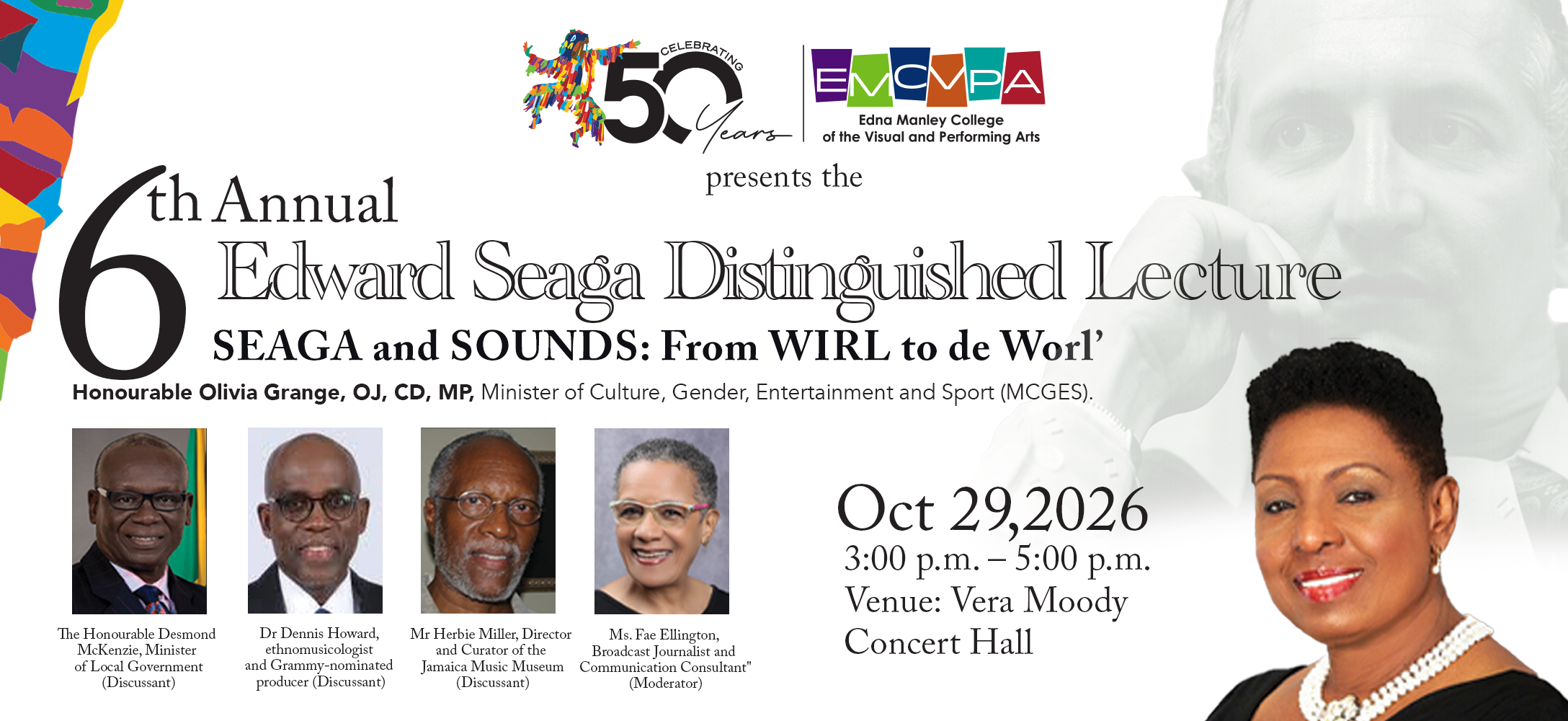 6th Annual Edward Seaga Distinguished Lecture